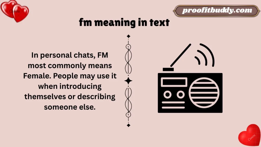 Usage of FM in Different Contexts