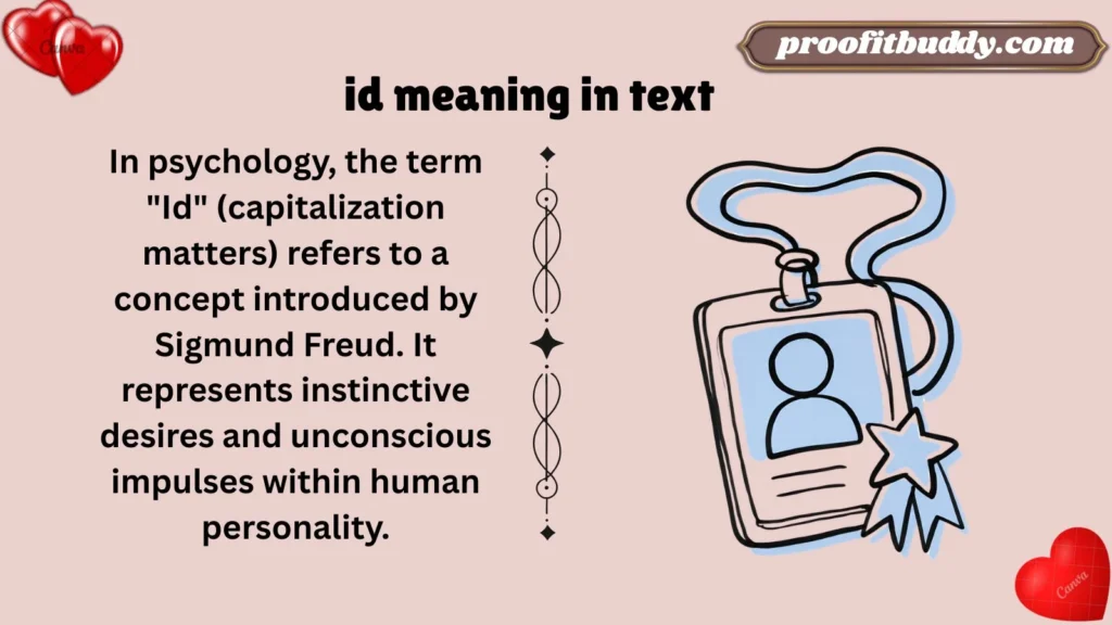 Usage of ID in Different Contexts