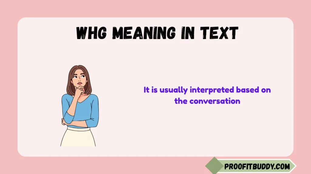 W HG Meaning in Text