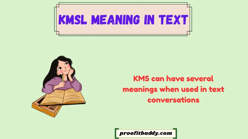 What Does KMS Mean in Text Talk From a Girl