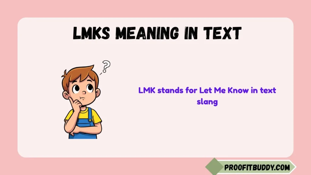 What Does LMK Mean in Text Slang?