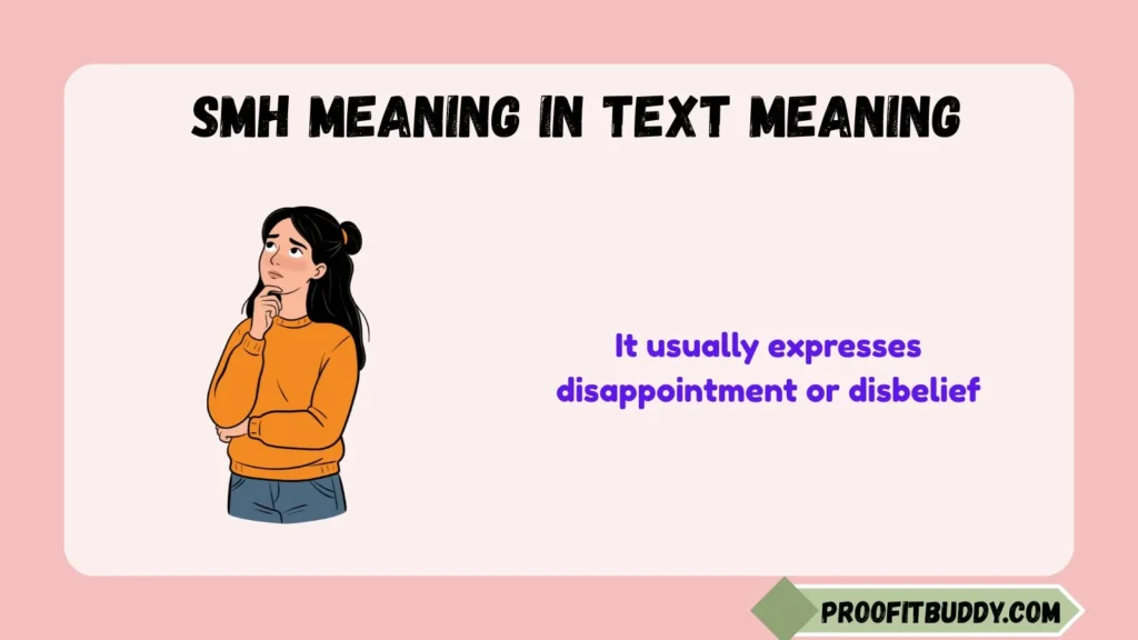 What Does SMH Mean Dirty