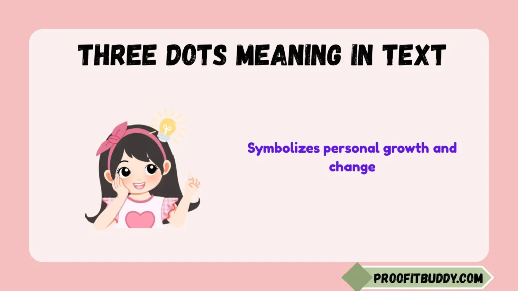 What Does Three Dots Mean Tattoo