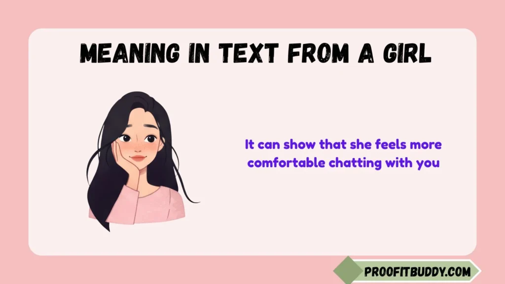 Whatsapp Meaning in Text From a Girl