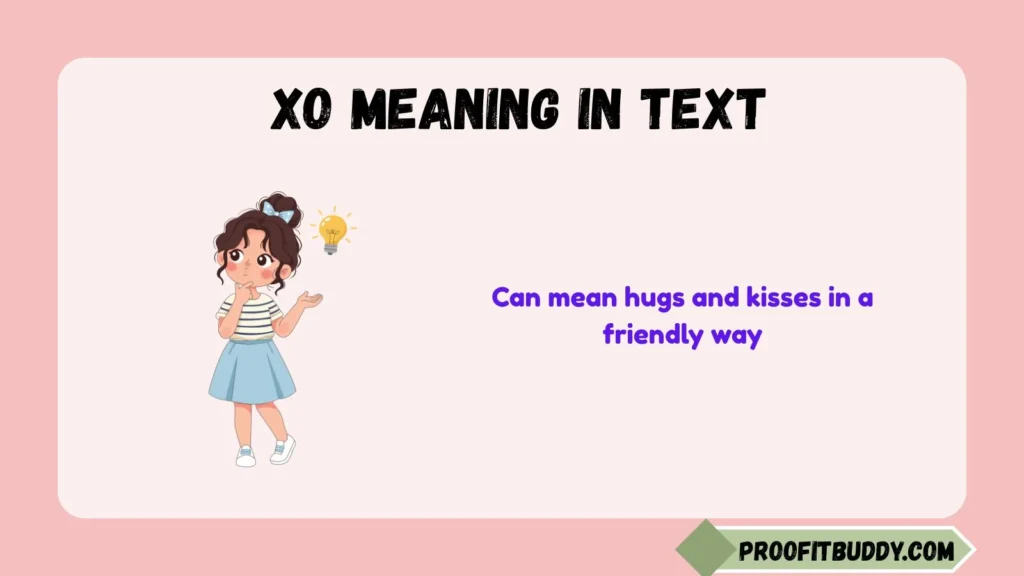 XO Meaning in Text From a Girl