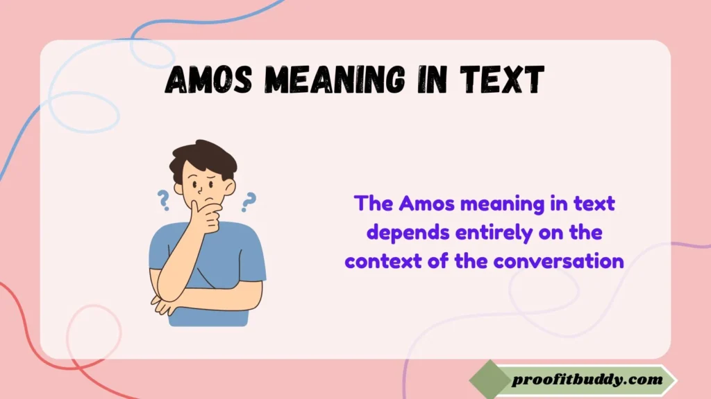 Amos Meaning & Definition