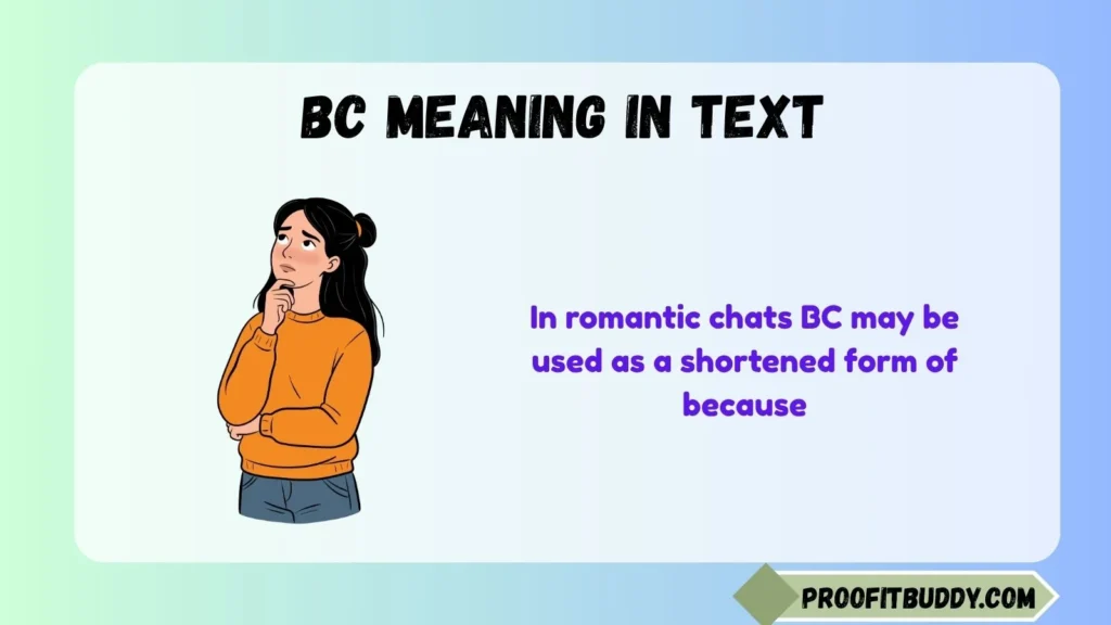 BC Meaning in Relationship