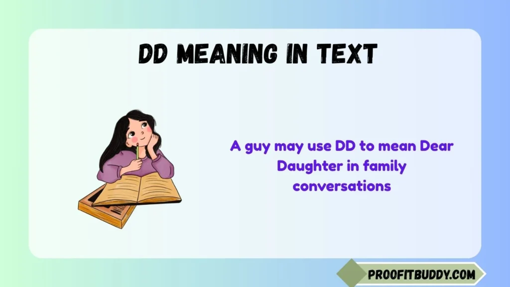 DD Meaning in Text From a Guy