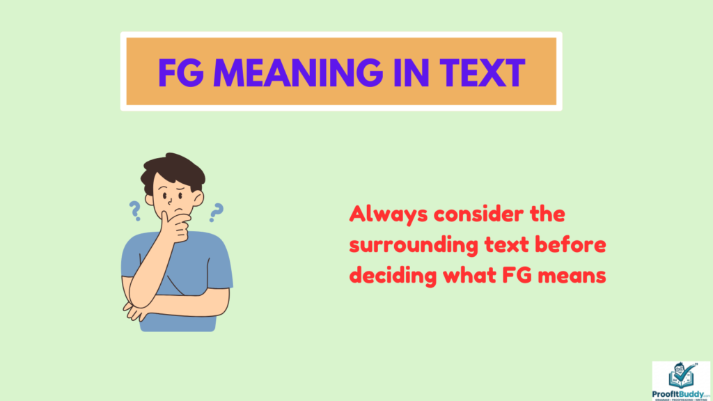 FG Meaning in Text on Instagram