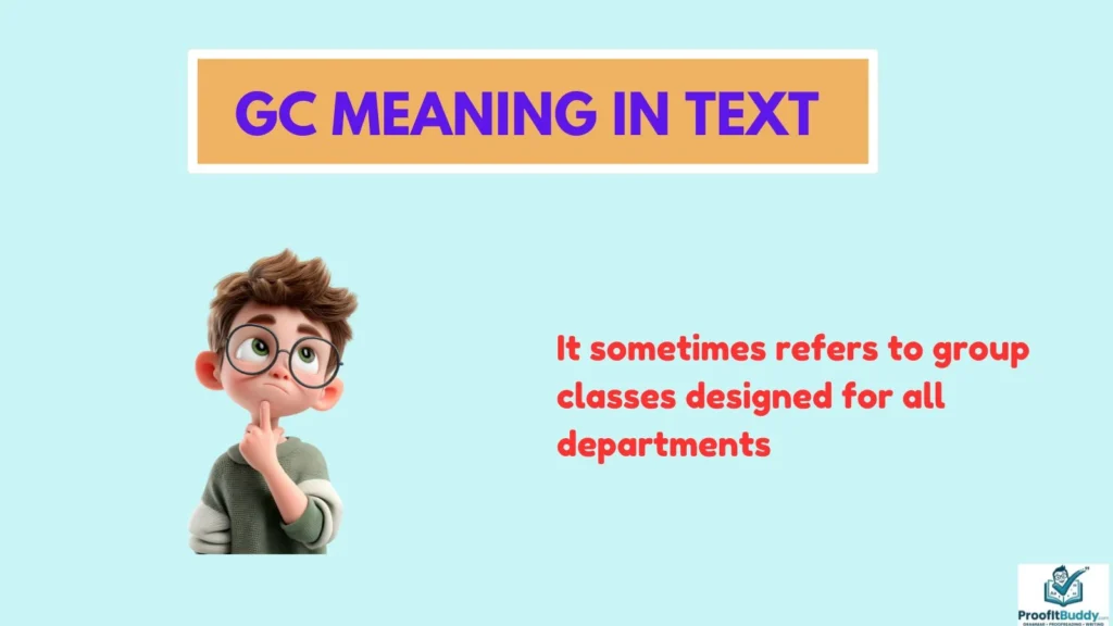 GC meaning in University
