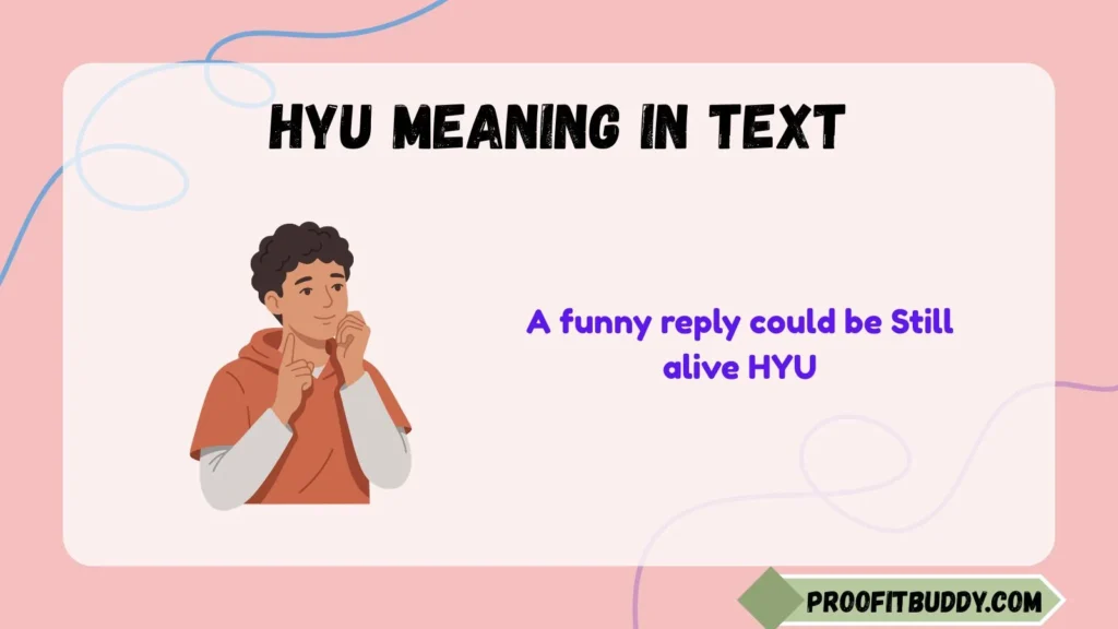 Hyu Meaning in Text Funny