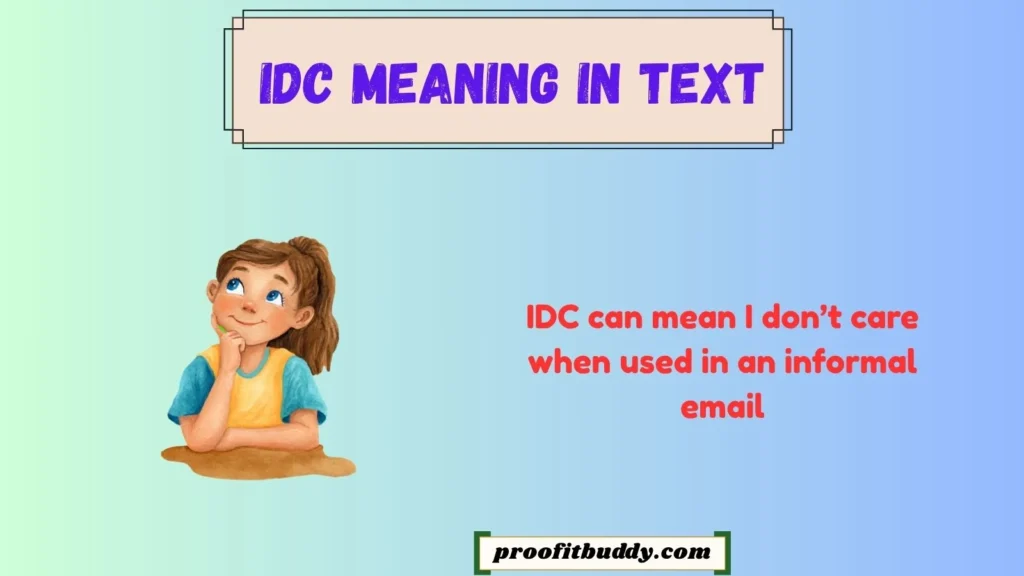 IDC Meaning in Email
