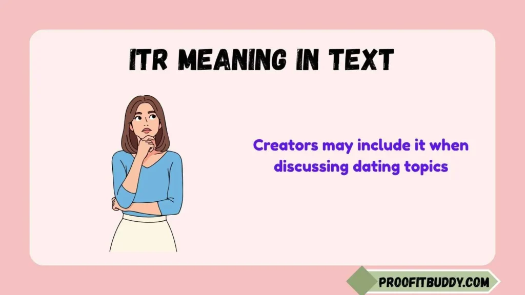 Itr Meaning in Text Slang TikTok