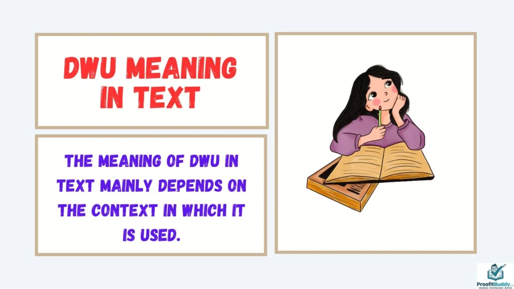 Meaning & Definition of DWU