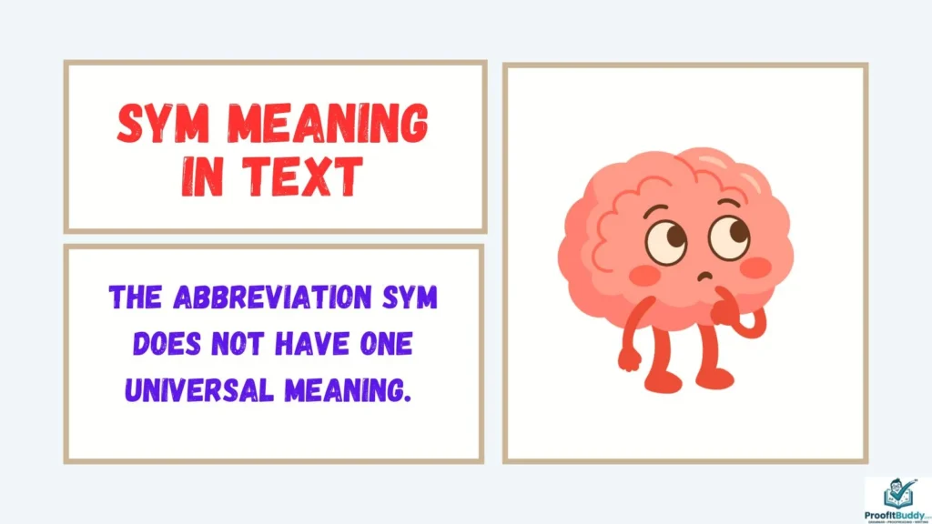 Meaning & Definition of SYM