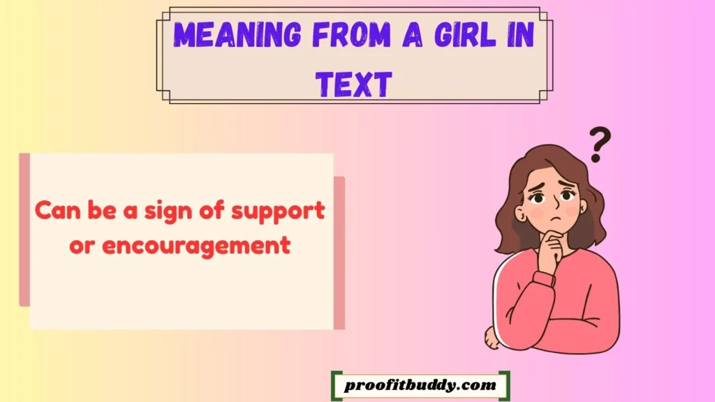 Meaning From a Girl in Text From a Guy