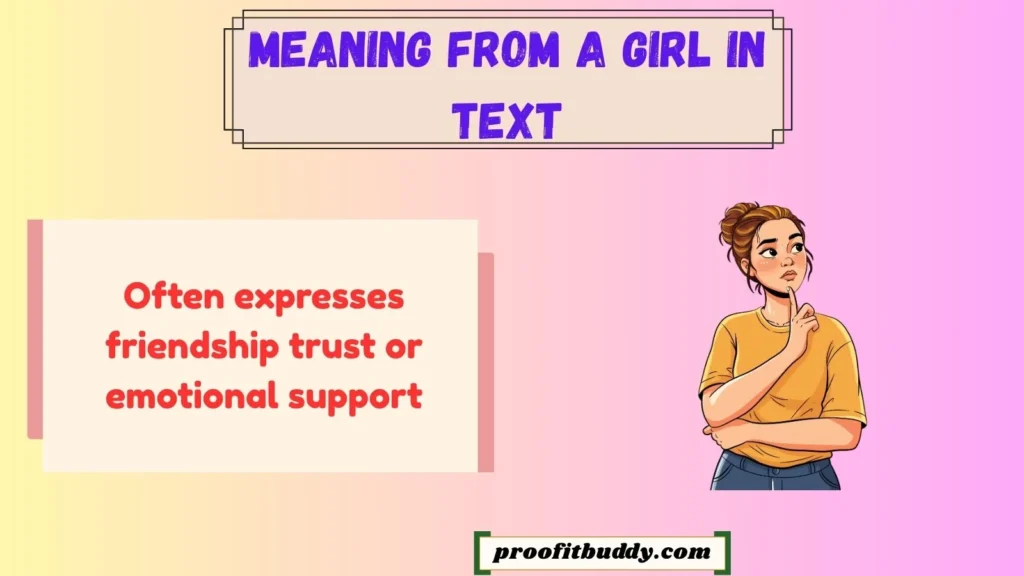Meaning in Text From a Girl to a Girl