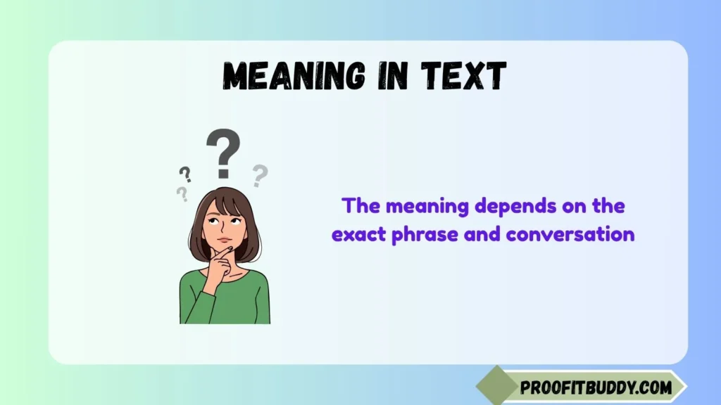 Meaning in Text From a Guy To a Girl