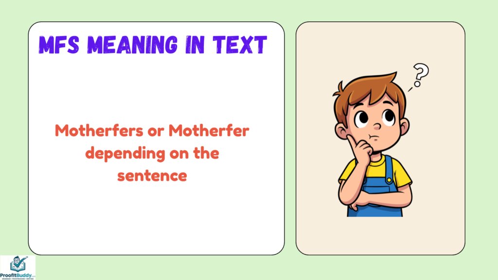 MFS Meaning in Text: Meaning & Definition