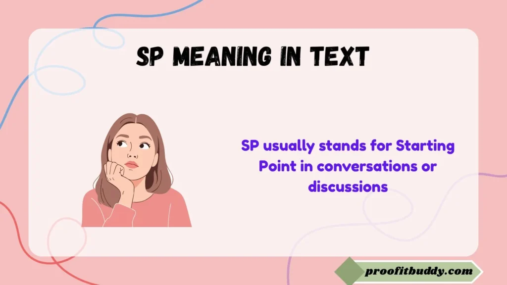 SP meaning in text Instagram