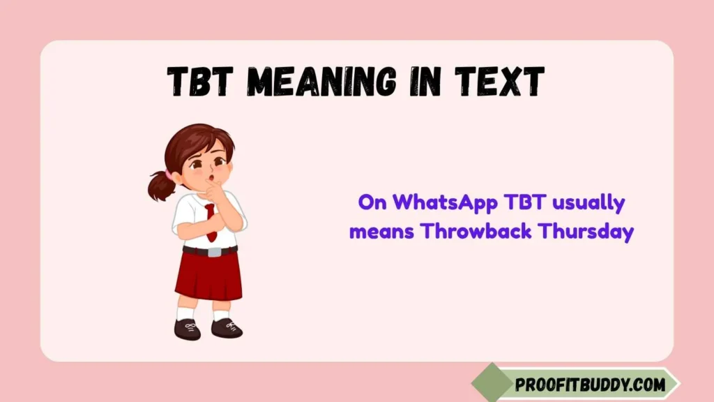 TBT Meaning in Text WhatsApp
