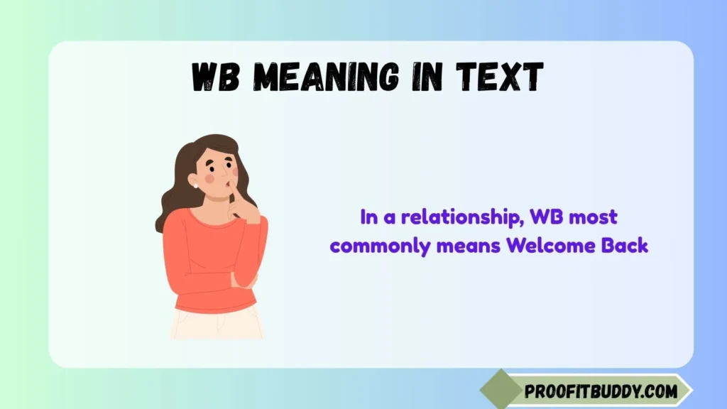 WB Meaning in Relationship