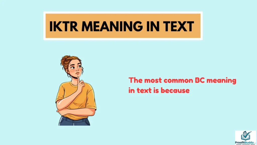 What Does BC Mean in Text