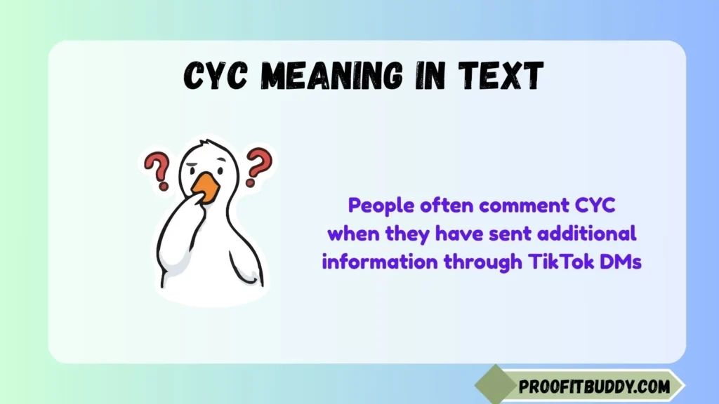What Does Cyc Mean in Tiktok