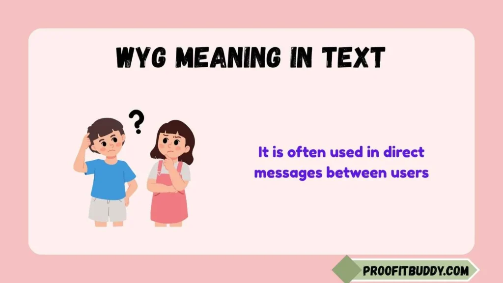 WYG Meaning Instagram