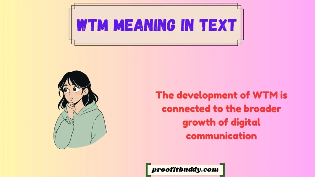 Background of WTM as Internet Slang