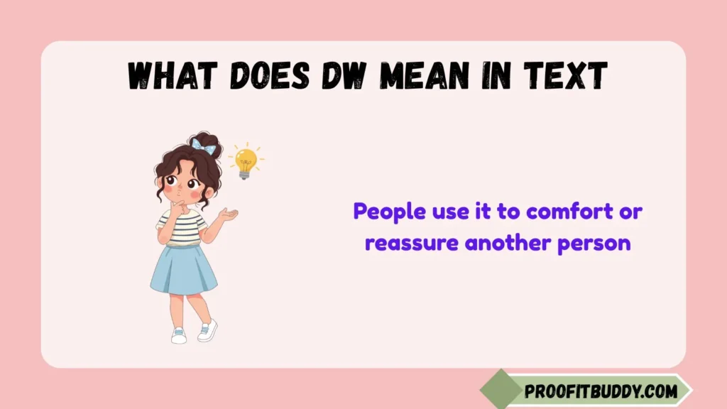 DW Meaning in WhatsApp