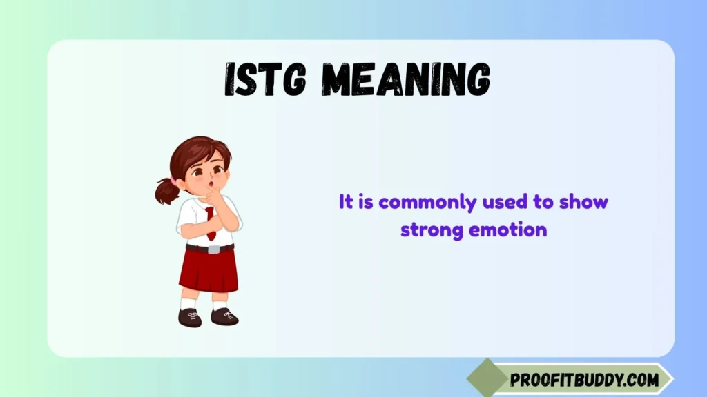 ISTG Meaning on Snapchat