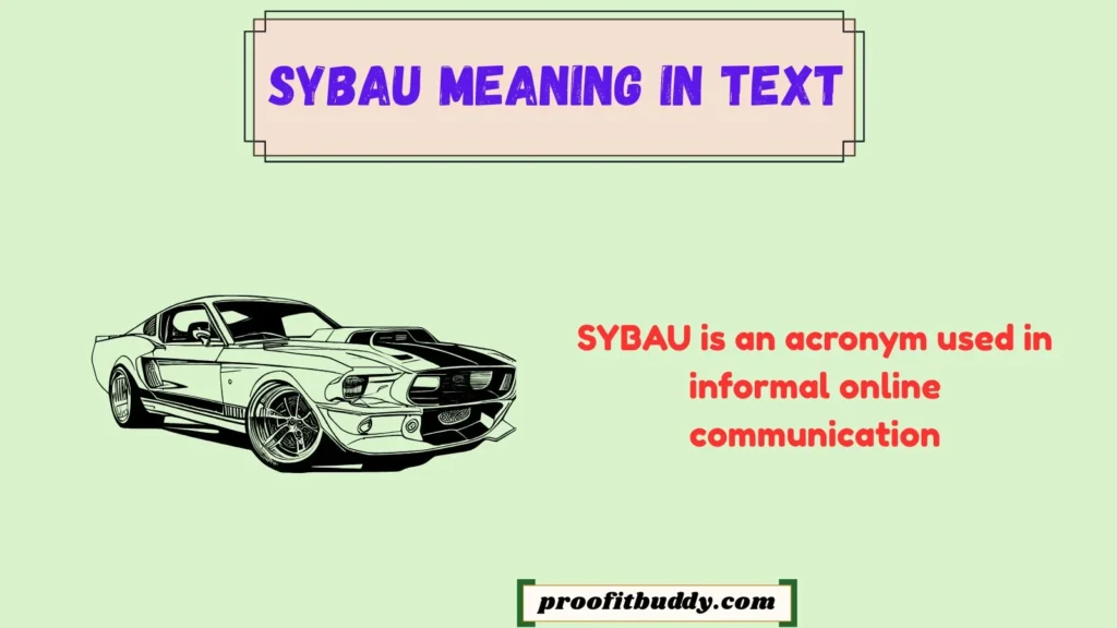 SYBAU Meaning & Definition