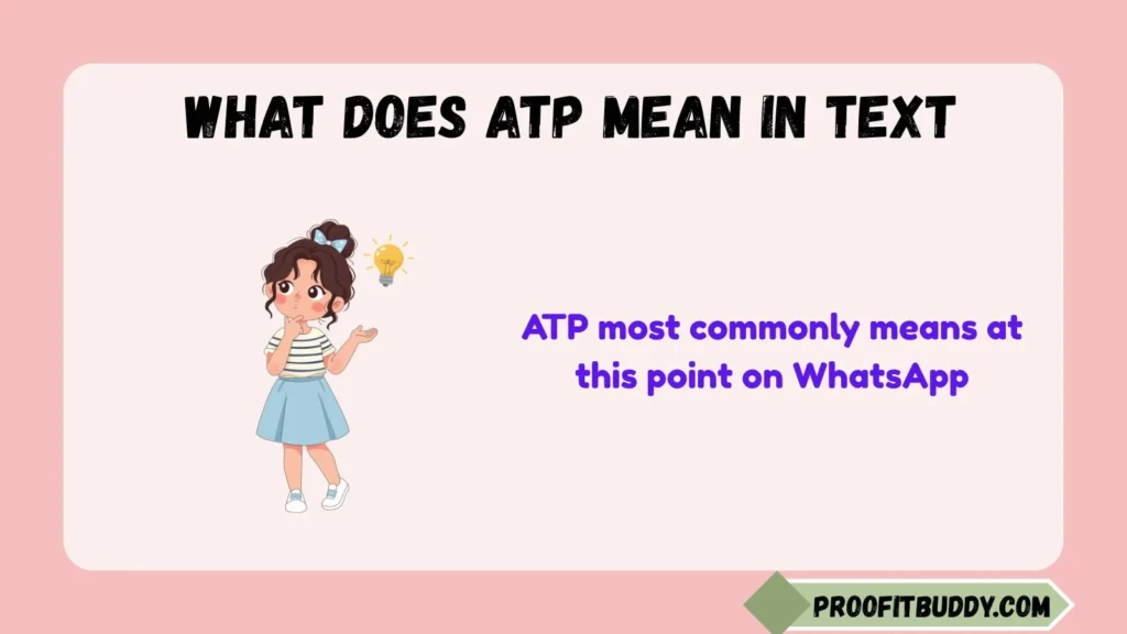 What Does ATP Mean on WhatsApp?