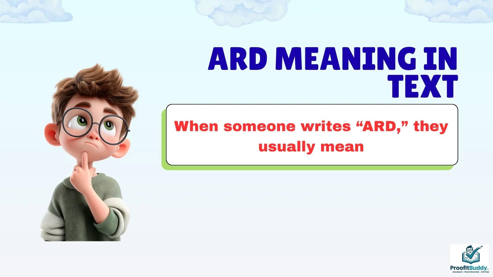 ard meaning in text