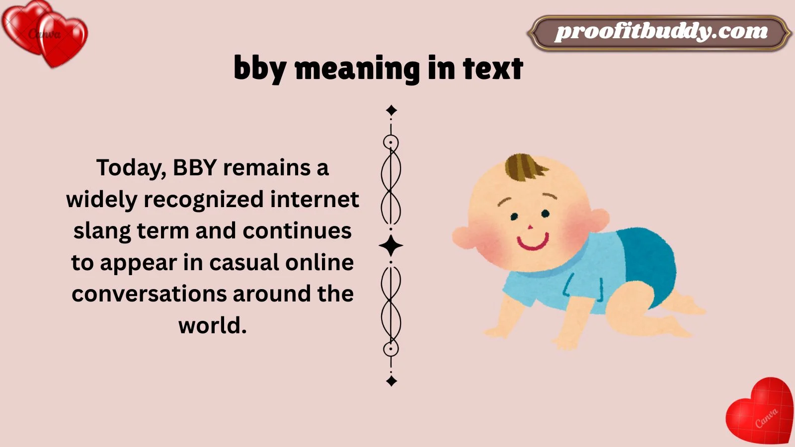 bby meaning in text
