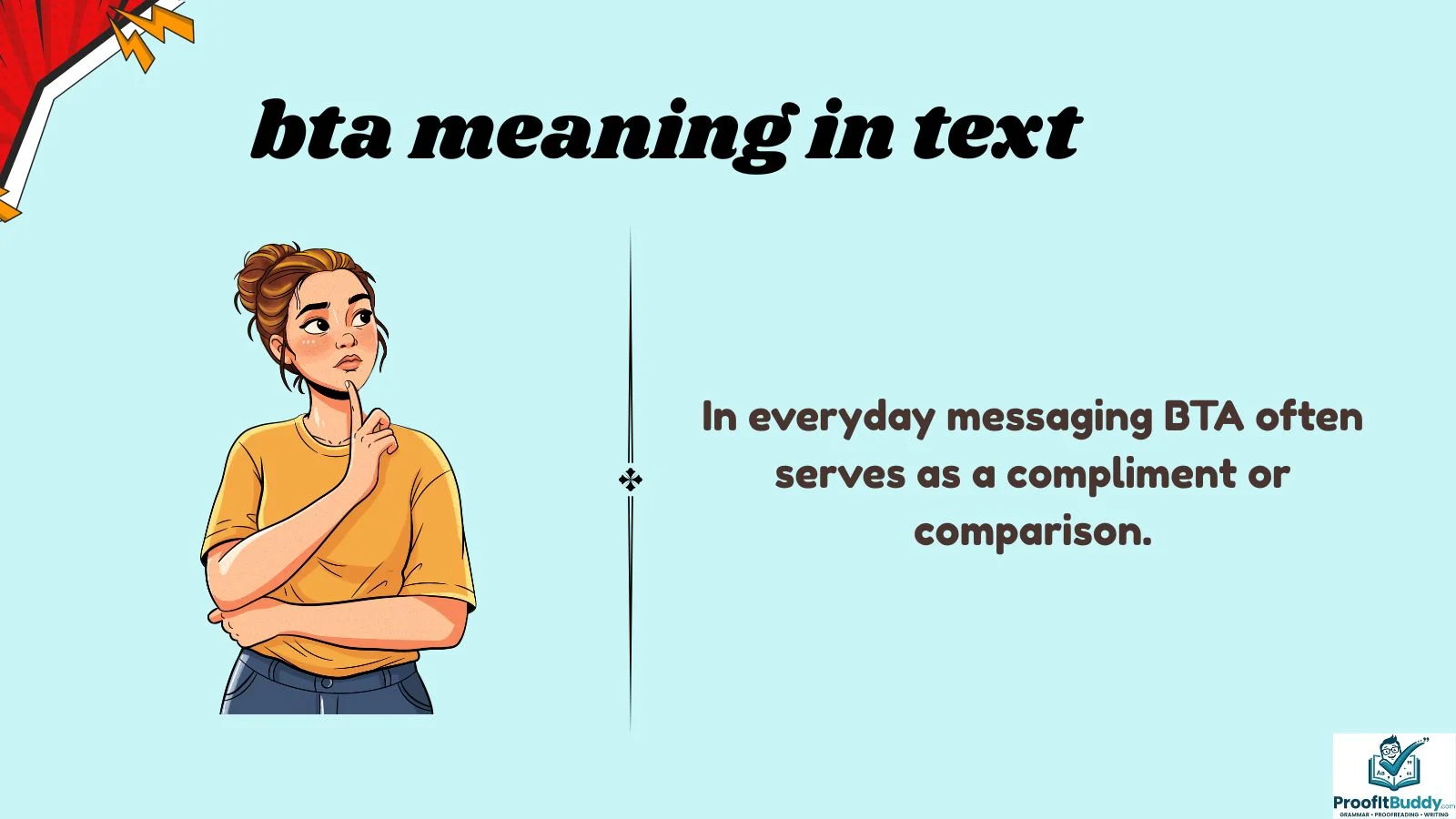 bta meaning in text