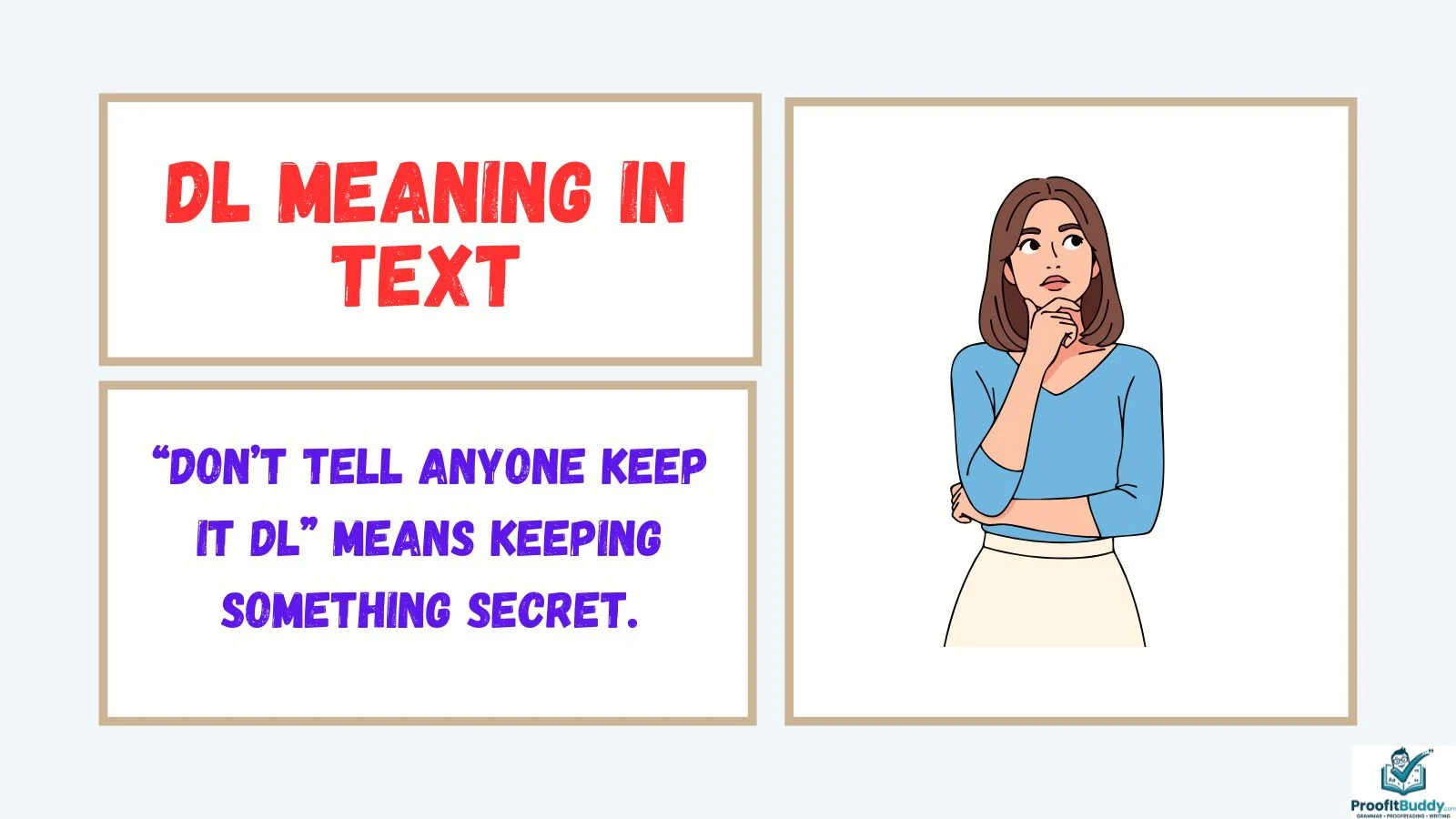 dl meaning in text