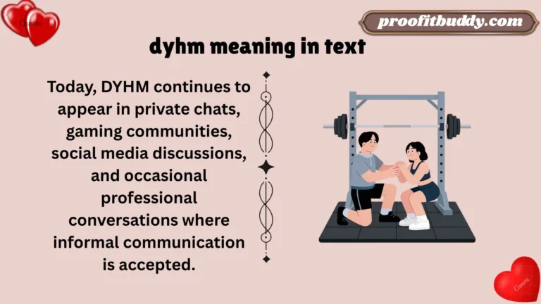 dyhm meaning in text