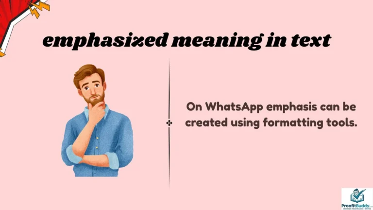 emphasized meaning in text