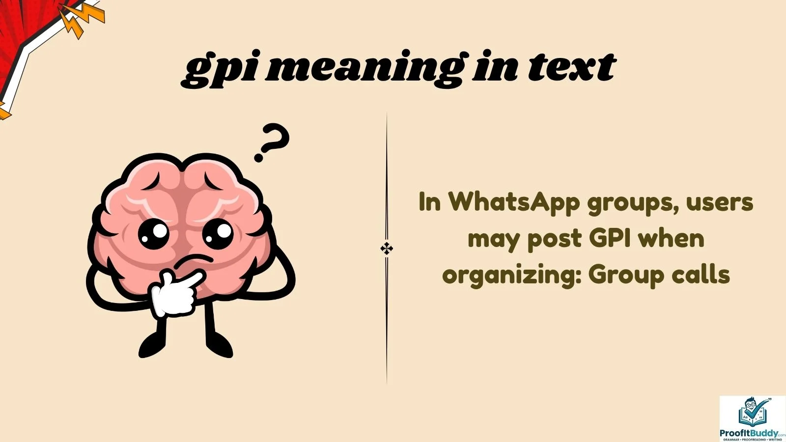 gpi meaning in text