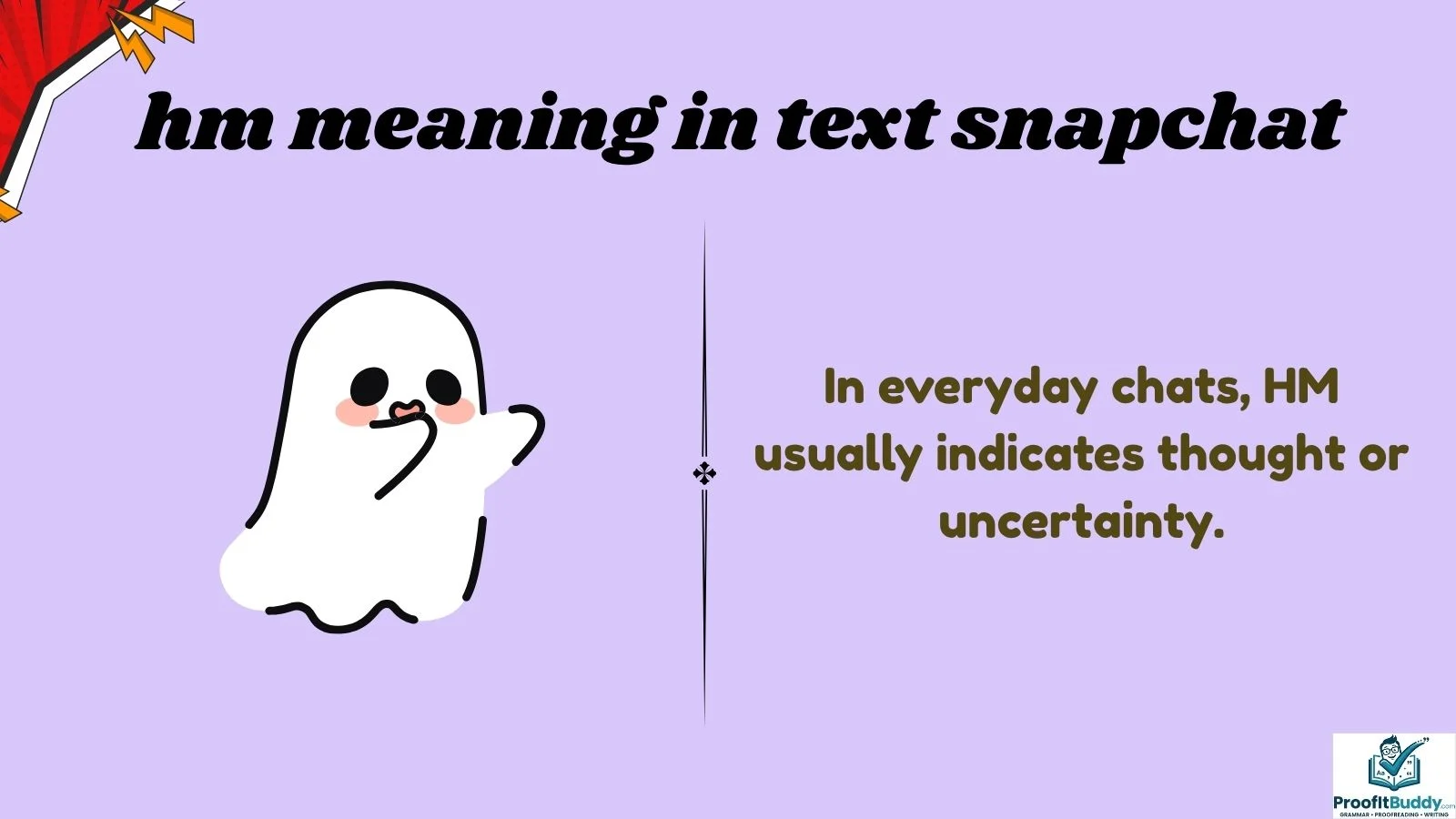 hm meaning in text snapchat