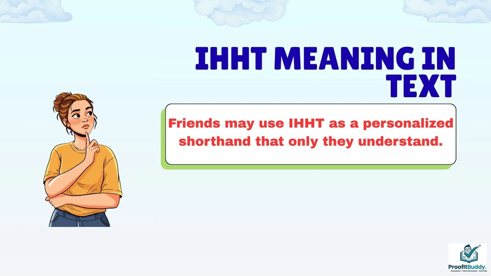 ihht meaning in text