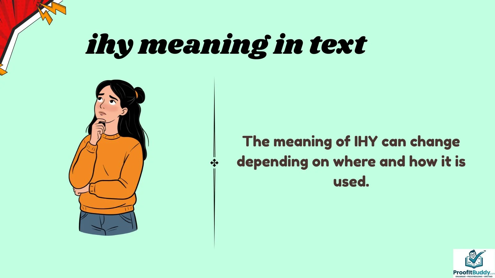 ihy meaning in text