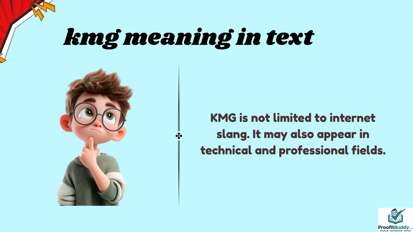 kmg meaning in text
