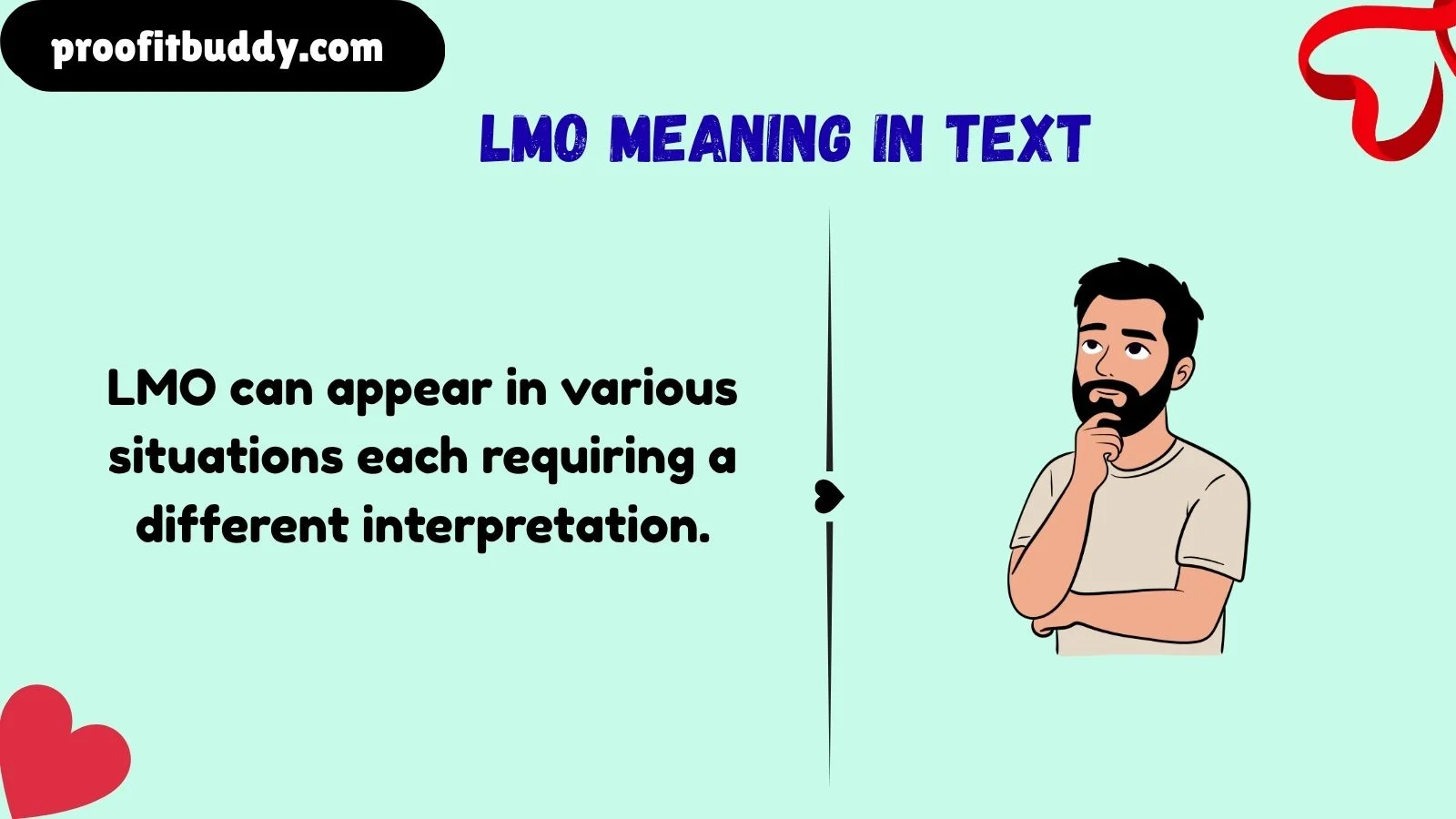 lmo meaning in text