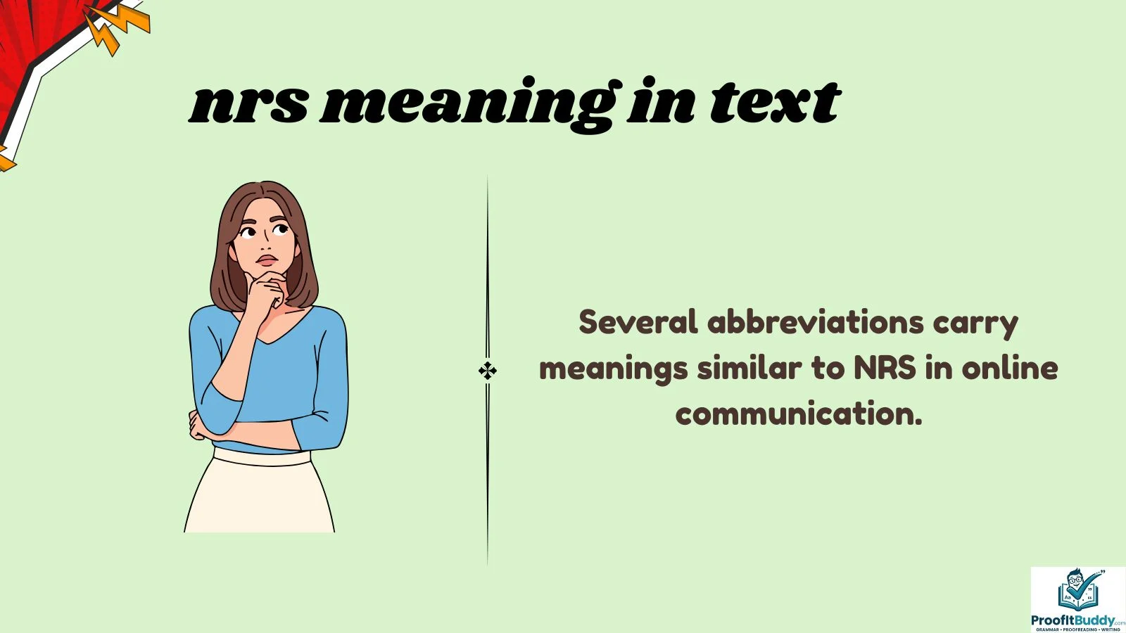 nrs meaning in text