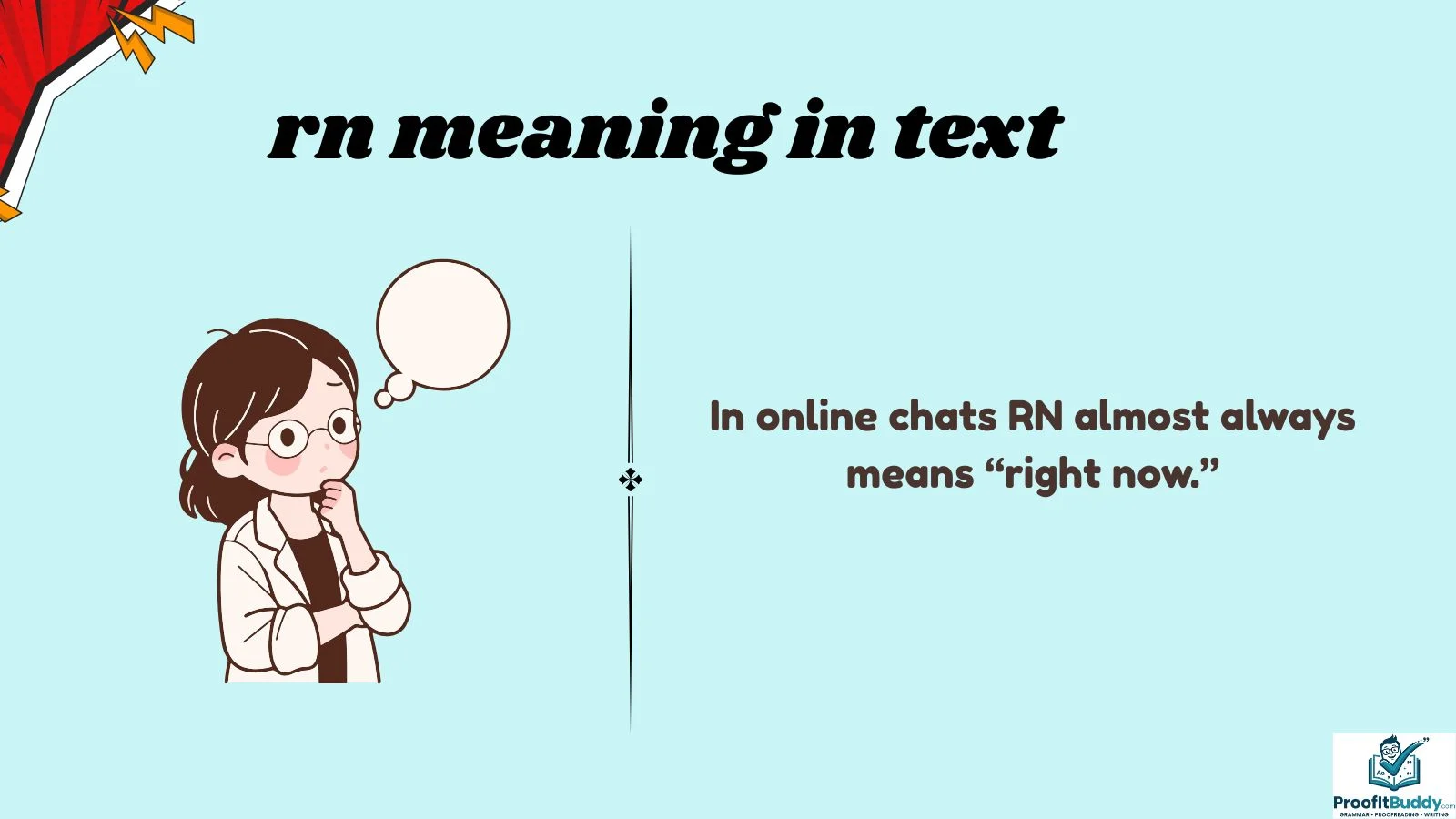 rn meaning in text