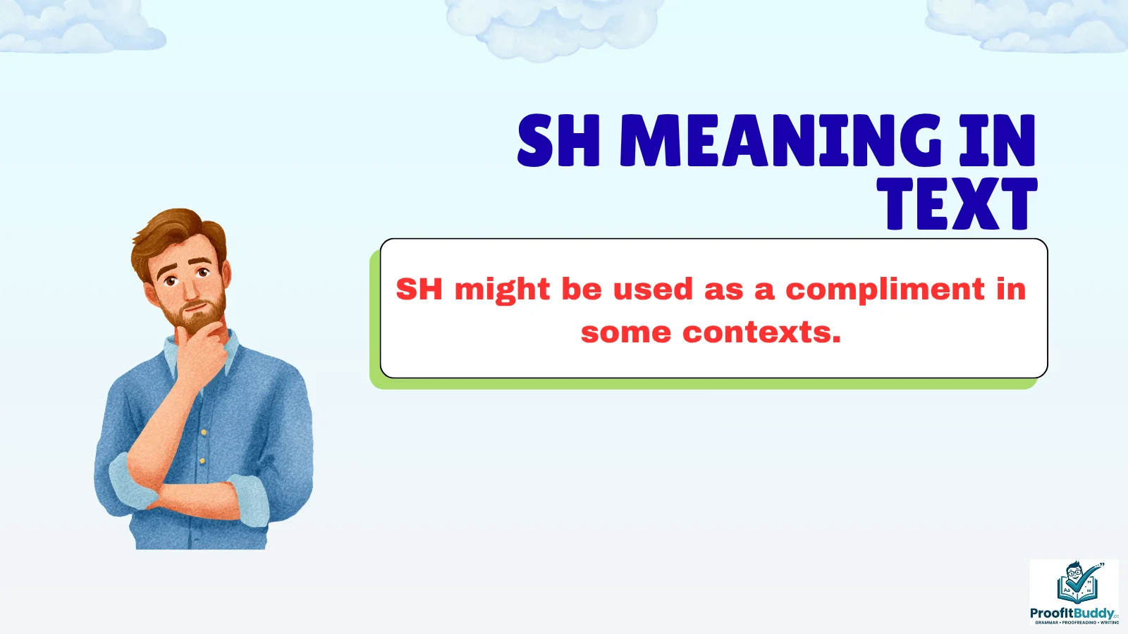sh meaning in text
