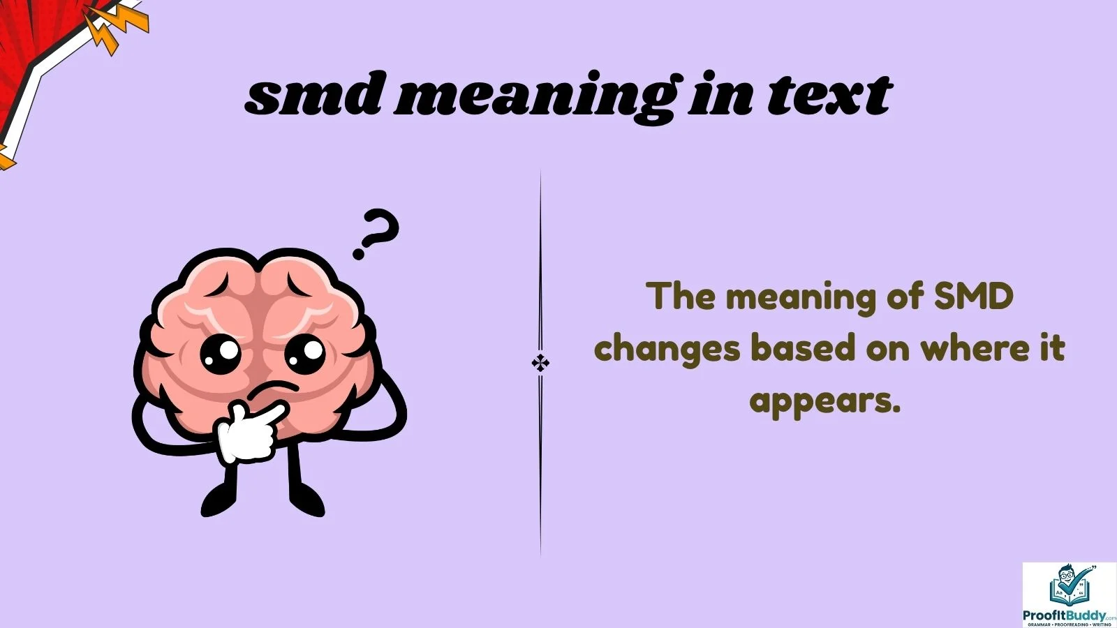 smd meaning in text
